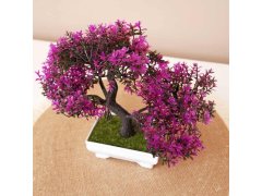 Umělá bonsai - fialová 4