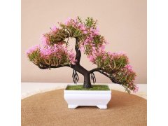 Umělá bonsai - růžová