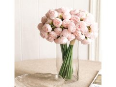 Umělá kytice - pivoňka, 9 stonků 1
