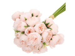 Umělá kytice - pivoňka, 9 stonků 7