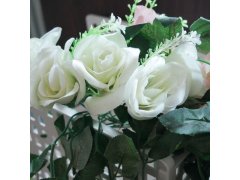 Umělá převislá květina 90 cm - bílá 2