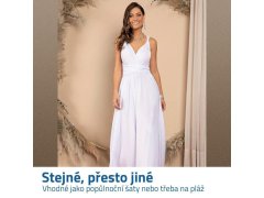 Univerzální šaty - bílé 3