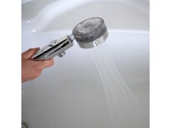 Úsporná rotující sprchová hlavice - stříbrná 2