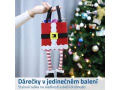 Vánoční dekorativní dárková taška - Santa 2