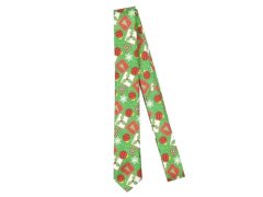 Vánoční kravata - zelená 10