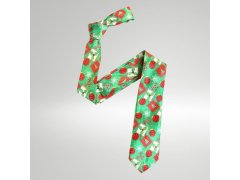 Vánoční kravata - zelená 8