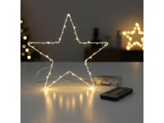 Vánoční LED kovová hvězda 5
