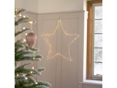 Vánoční LED osvětlení kovová hvězda 3
