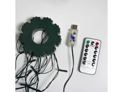 Vánoční LED osvětlení s&nbsp;dálkovým ovladačem - bez motání s&nbsp;rovnoměrným rozložením světýlek 8