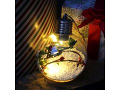 Vánoční LED svítící koule na stromeček - girlanda 6