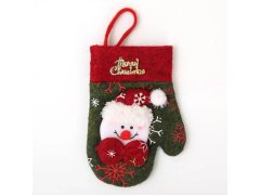 Vánoční pouzdro na příbory chňapka - sněhulák 7