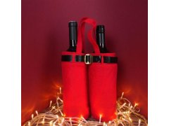 Vánoční taška na víno - Santa Claus 5