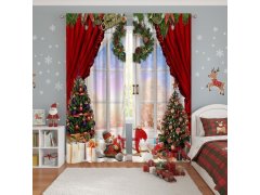 Vánoční závěsy 2 ks 130x210 cm 5