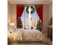 Vánoční závěsy 2 ks 130x210 cm 6