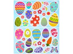 Velikonoční samolepky na okno 35 ks 9