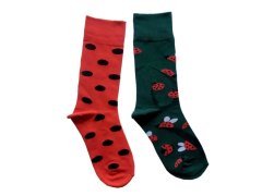 Veselé ponožky - beruška 4