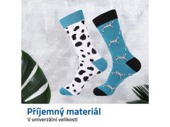 Veselé ponožky - dalmatin 3