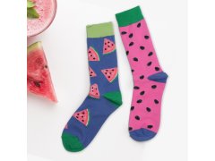 Veselé ponožky - meloun 1
