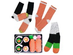 Veselé ponožky - set sushi 12