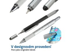 Víceúčelové pero - kovové 2