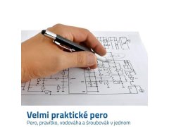 Víceúčelové pero - kovové 3