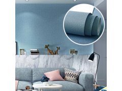 Vinylová tapeta na zeď 300 cm - modrá 1