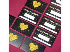 Vlastní stírací losy na míru 10 ks 8