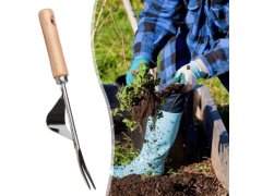 Vypichovač plevele s&nbsp;kolébkou a&nbsp;dřevěnou rukojetí 6