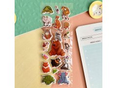 Vypouklé samolepky se zvířátky - méďa a&nbsp;kamarádi 5