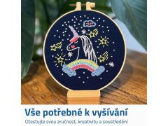 Vyšívání pro děti - jednorožec 4