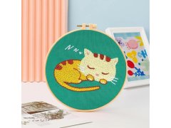 Vyšívání pro děti - kočka 6