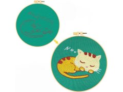 Vyšívání pro děti - kočka 7