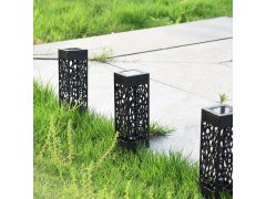 Zahradní solární osvětlení s&nbsp;ornamenty 9