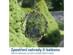 Zahradní větrná dekorace - motýl 2