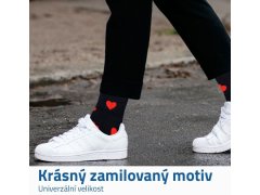 Zamilované ponožky - černé 2