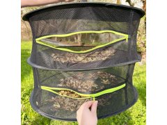 Závěsná síť na sušení bylinek a&nbsp;hub - 2 patra