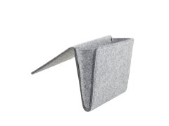 Závěsný kapsář / organizér na postel - šedivý 8