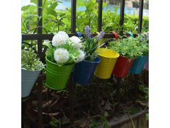 Závěsný květináč na balkón - zelený 4