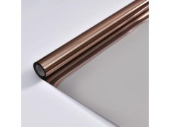 Zrcadlová fólie na okna 200 cm - bronzová 5