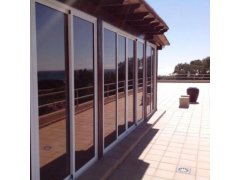 Zrcadlová fólie na okna 200 cm - bronzová 7