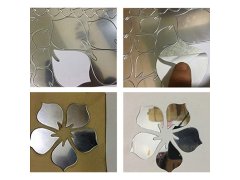 Zrcadlové nálepky na zeď - květiny 5