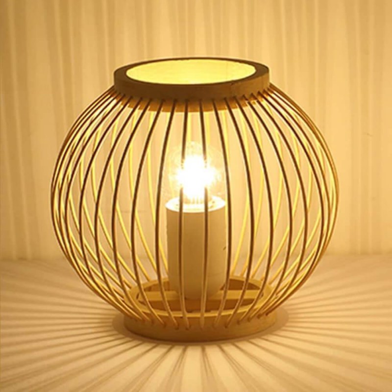 Bambusová stolní lampa s LED žárovkou Bambusová stolní lampa s LED žárovkou - Dárky.pro