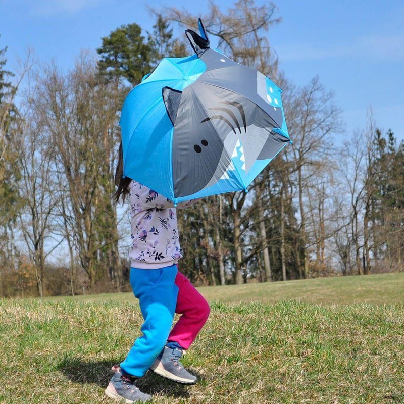 Dětský deštník - žralok - Dárky.pro