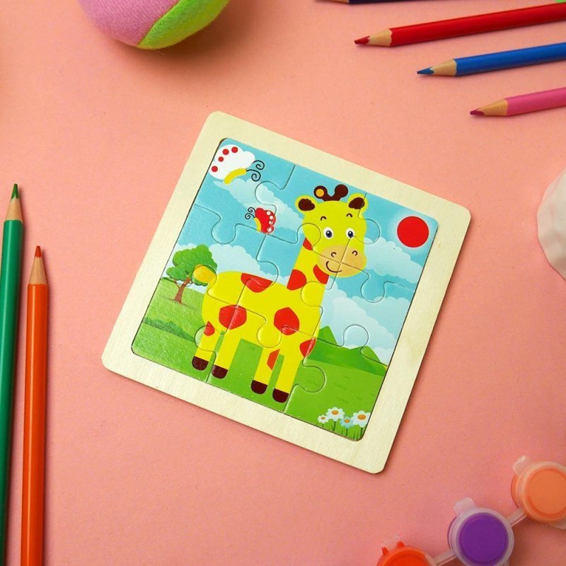 Dřevěné puzzle pro děti - žirafa Dřevěné puzzle pro děti - žirafa - Dárky.pro