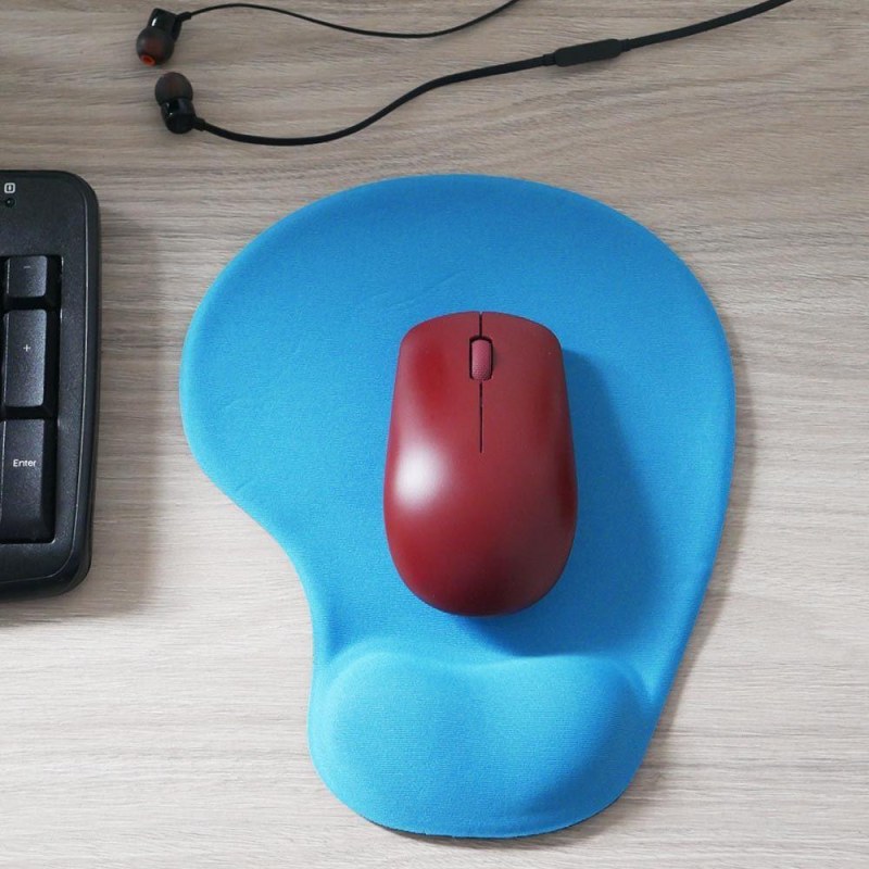 Ergonomická podložka pod myš - modrá - Dárky.pro