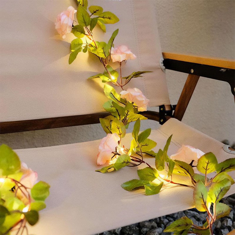 LED světelný řetěz 2 m - růže - Dárky.pro