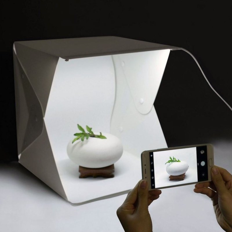 Mini fotobox s LED osvětlením - Dárky.pro
