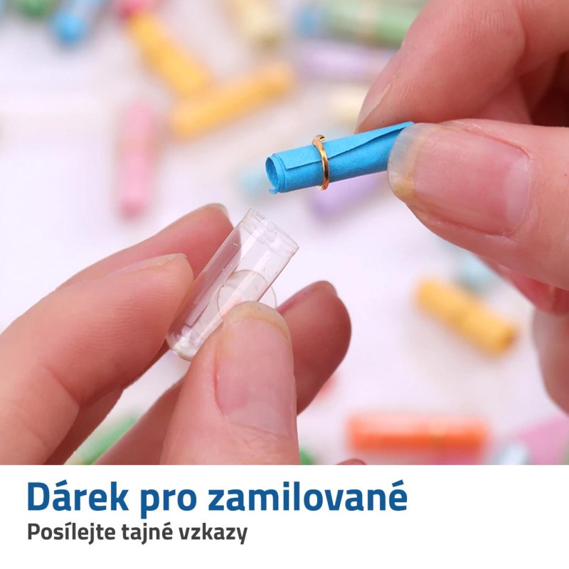 Mini kapsle na vzkazy 50 ks - Dárky.pro