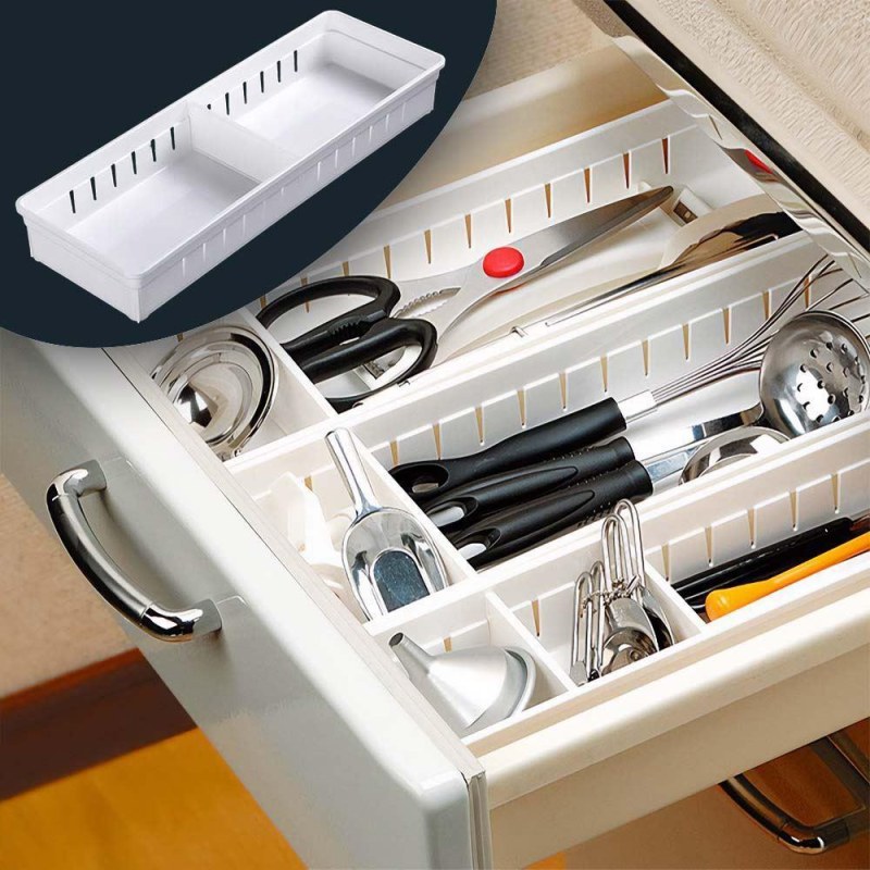 Organizér do šuplíku s&nbsp;nastavitelnou přepážkou - Dárky.pro