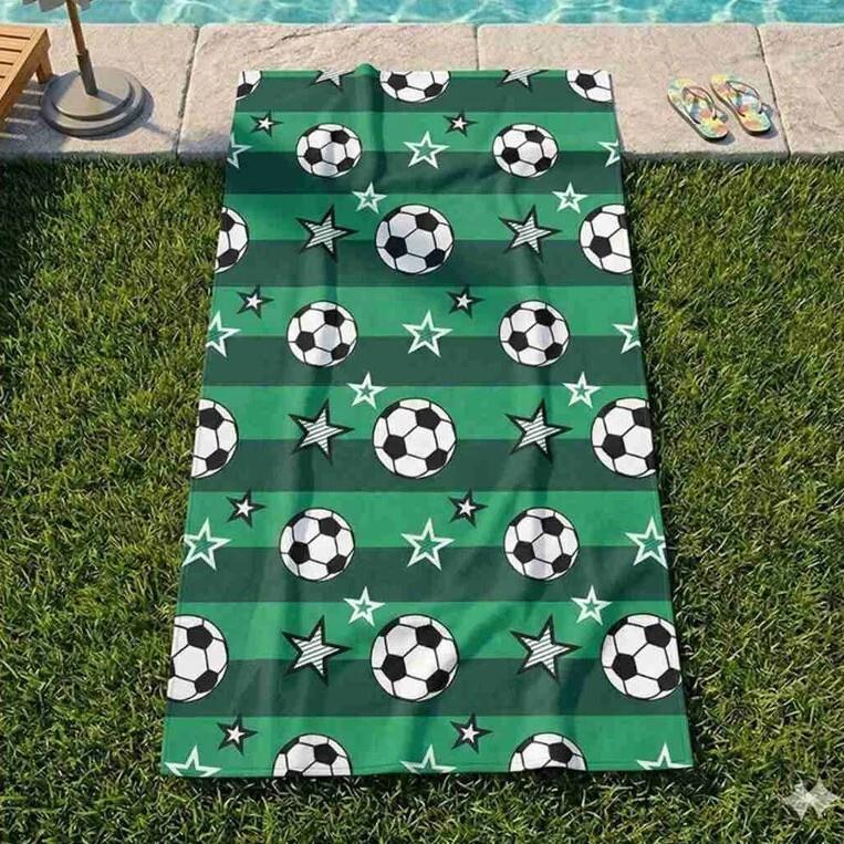 Osuška - Fotbal, 70x140 cm - Dárky.pro